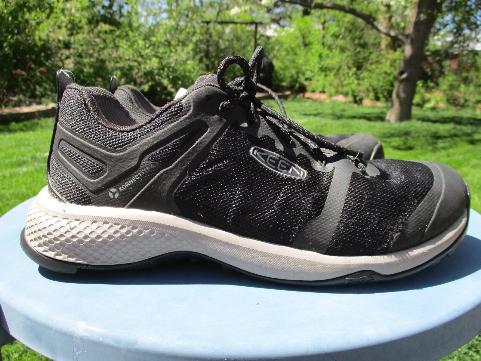 Scarpe da uomo KEEN KonnectFit Utility nere sneakers trail running outdoor taglia 9