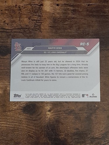 2024 Topps Now MASYN WINN Gold Cup Rookie Card Purple 11/25 - Picture 2 of 2