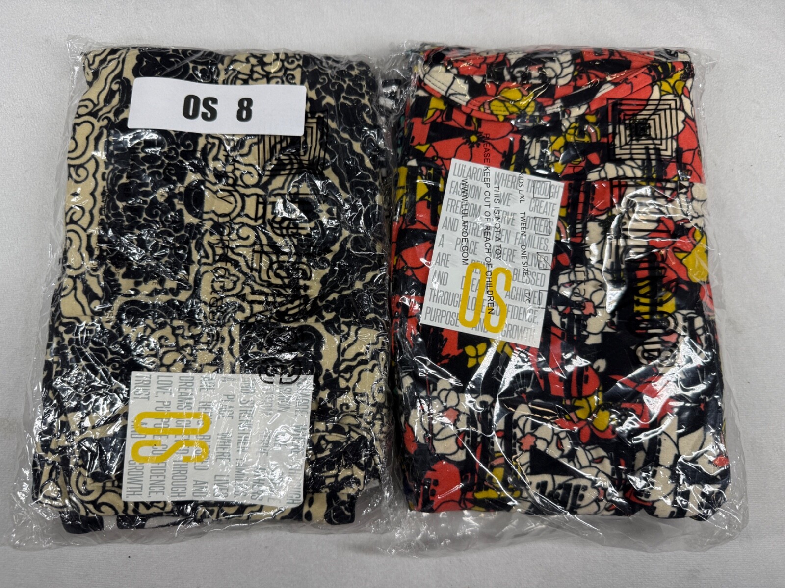 LuLaRoe 4-Pack One Size Workout Yoga Jogging Leggings OS 8