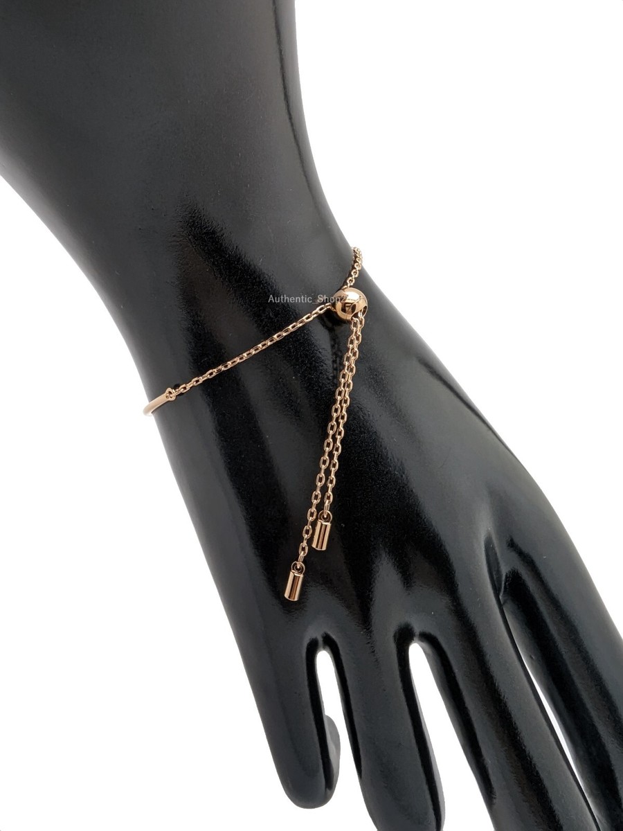 【Swarovski】Idyllia ブレスレット 5674487 Idyllia bracelet, Clover, White, Rose gold-tone plated