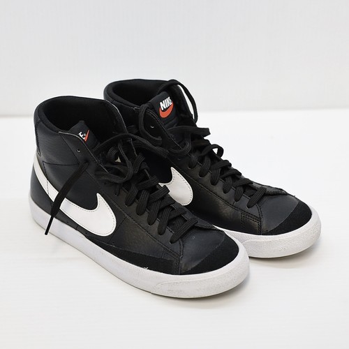 Nike Blazer Mid '77 GS Black White Size 