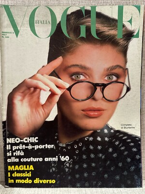 Zeitschrift VOGUE ITALIA Februar 1987 Nr. 444 Blumarine Neo-Chic