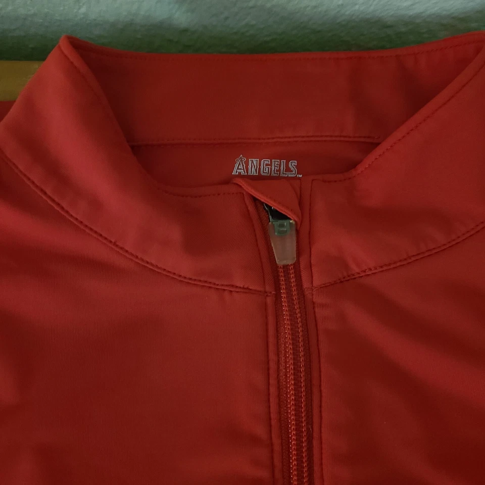 Chaqueta LA Angels City Connect, Cuarto Cremallera Para Hombre Mediana, Anaheim Angels Foto 4 de 4