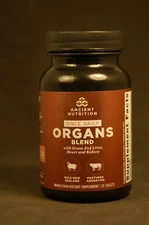 Ancient Nutrition Once Daily Organs 30 Tablets