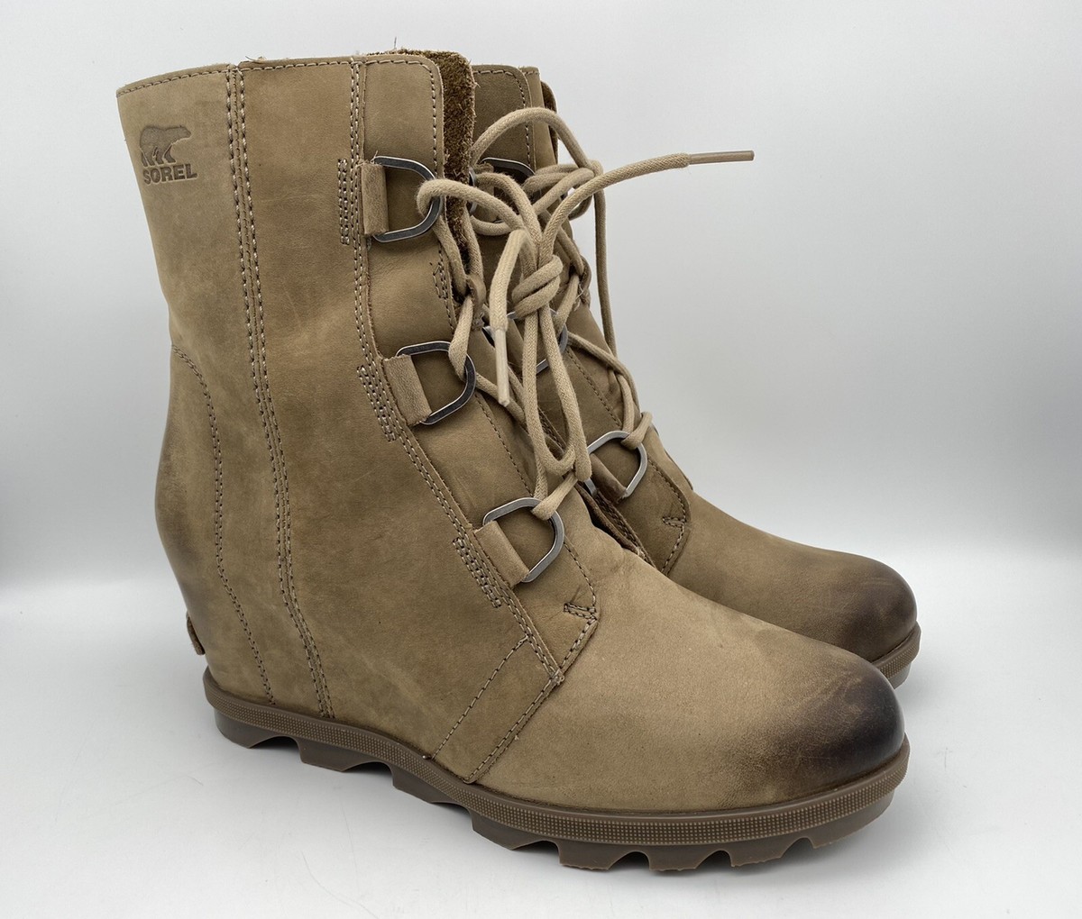Sorel Joan of Arctic Wedge II Boots, Ash Brown, Women's Size US