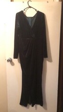 dress women party long elegant green