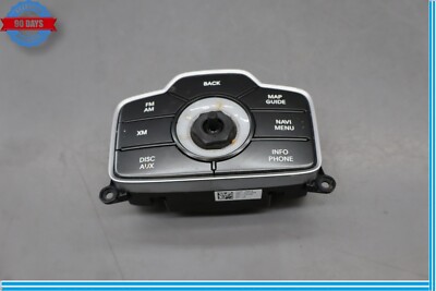 11-13 Hyundai Equus Center Console Navigation Control Knob Panel Black Oem