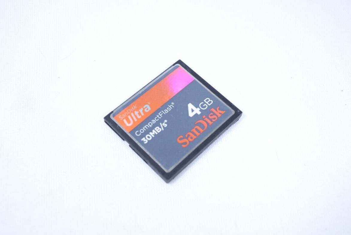 SanDisk Ultra 4GB 30MB/s CF Compact Flash Card eBay