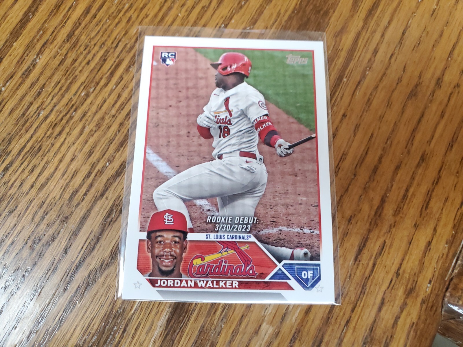 2023 Topps Update JORDAN WALKER RC Rookie Debut #US122 St. Louis Cardinals