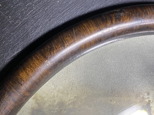 Rare Oval Convex Bubble Glass Picture Frame Offizier's Kasino (Officer's Mess) - Picture 20 of 22