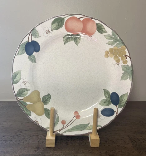 (Set of 2) Vintage Mikasa Fruit Panorama DC014 11” Dinner Plates EUC