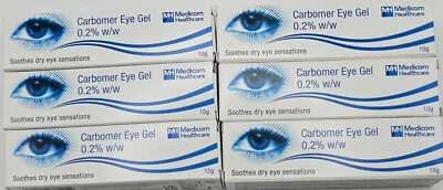 Carbomer Eye GEL 10g Medicom 6 Packs