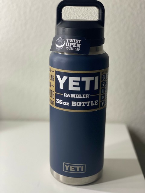 yeti rambler 36oz vacuum insulated stainless steel bottle with cap