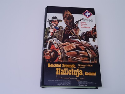 Beichtet Freunde Halleluja kommt 1972 VHS German PAL Video Hartbox George Hilton