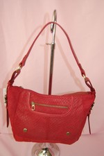$225 Marc New York Andrew Marc Red Backstage Boa Shoulder Bag