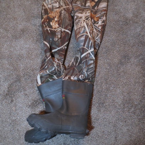 Ducks Unlimited Mad Dog Gear Chest Waders H127 Size 7 Thermal Fishing Hunting - Picture 6 of 11