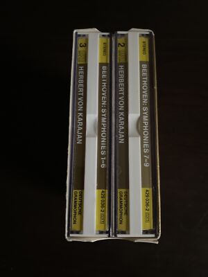 Symphonies 1-9 by Beethoven / Karajan - 5 CD Box Set - DG