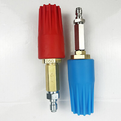 #ad High Pressure Washer Rotating Nozzle Turbo Nozzle Spray Tip 5100 PSI 360° Rota5I $44.61