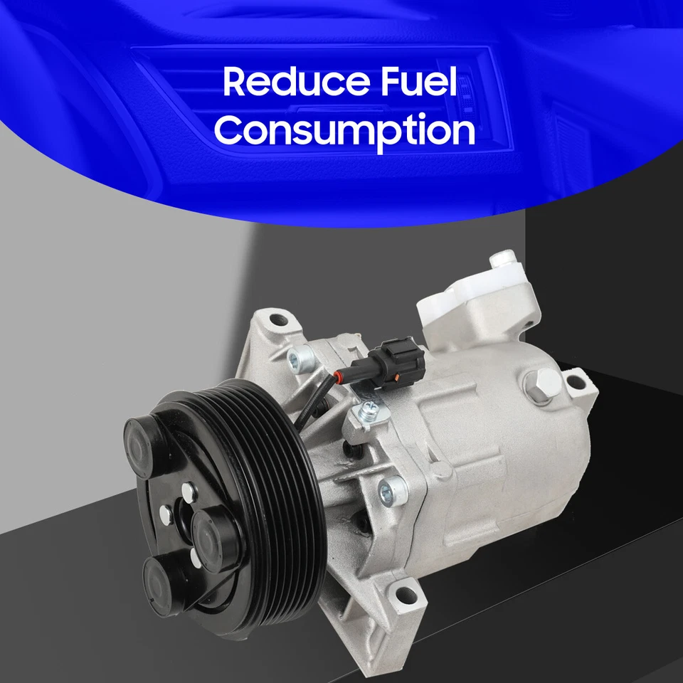 AC Compressor for Nissan Versa 2009-2010/2007-2010 | 2007-2015 Nissan Tiida 1.8L - Image 2 of 4