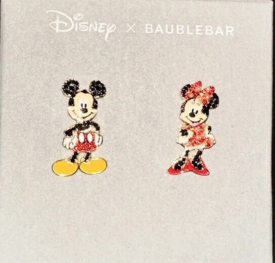 【Baublebar】★ピアス★ Disney Mickey Mouse Earrings Disney Mickey Mouse Spiral Earrings - Gold/Multi – Enjoy 25