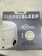 Marpac Serious Sleep Natural White Noise Tan SKU 6570