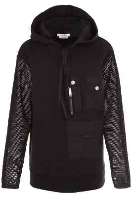 1017 ALYX 9SM メッシュ ジップアップ パーカー size S 1017 ALYX 9SM MULTI POCKET Sasha Black Hoodie Sweatshirt Mesh