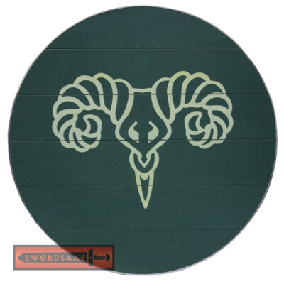 The Elder Scrolls Skyrim Markarth Guard's Shield The Reach Wooden Round Green