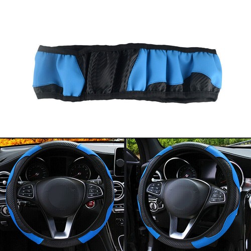Accesorios interiores coche universal cubierta volante cuero antideslizante 38CM - Imagen 13 de 26
