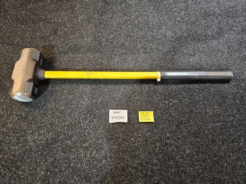 NUPLA 75.27-160 Sledge Hammer Steel, 34" L Fiberglass Handle, 16 lb Head 801A47 - 第 10/10 張圖片