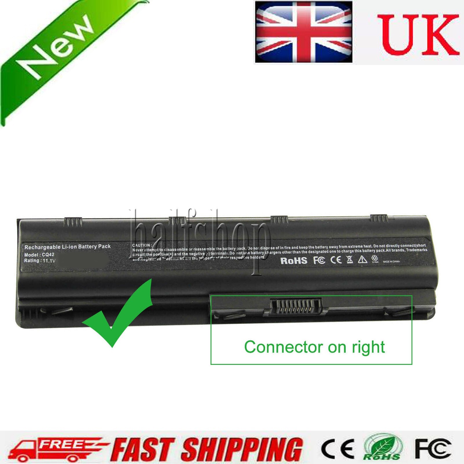 Battery For HP Compaq Presario CQ42 CQ57 CQ72 CQ56 MU06 593555-001 DM4-1000