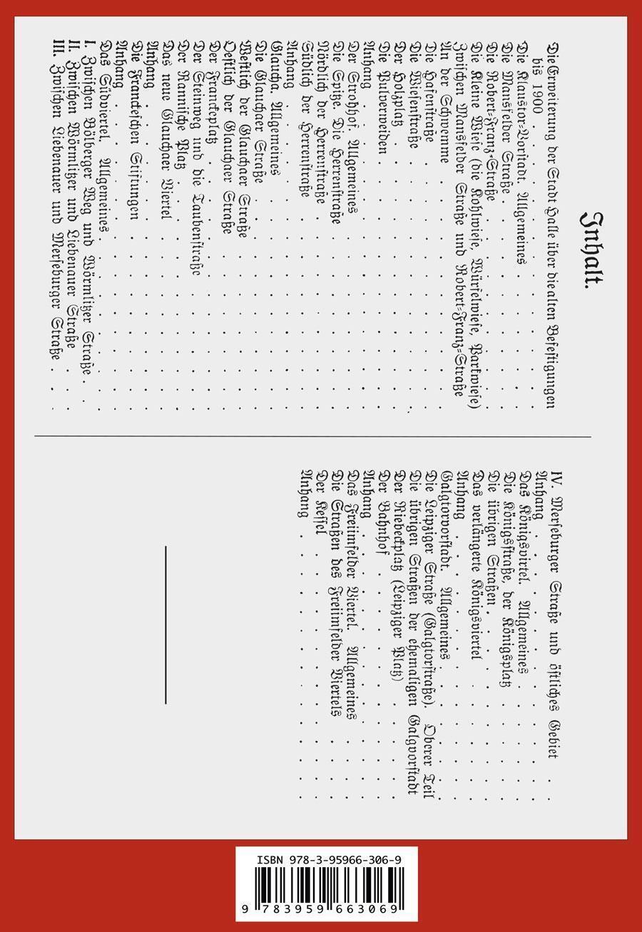 Thumbnail - Topographie Oder Häuser- Und Straßengeschichte Der Stadt Halle A.