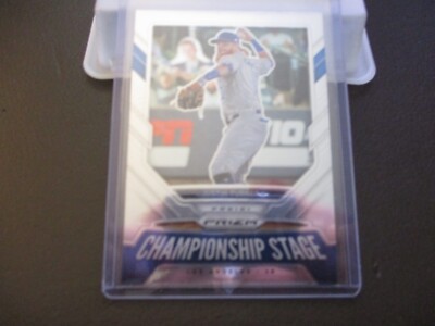 2021 Panini Prizm Championship Stage Justin Turner #CS4 Los Angeles Dodgers