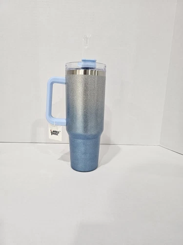 40oz Tumbler With Handle And Straw Lid Insulated Reusable Leakproof Stainless