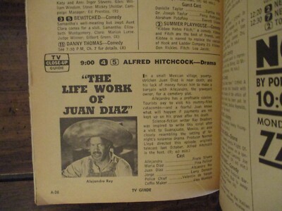 Aug 7-1965 TV Guide Mag(FRANK SILVERA/BURKE'S LAW/GENE BARRY/AL HIRT/LUCY JARVIS