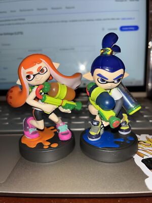 amiibo ガール イカ ボーイ splatoon Amazon.com: amiibo Boy - Neon Green (Splatoon Series) : Video Games