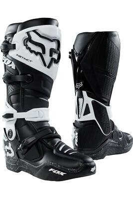 Fox Racing Instinct Boot MX Quad, US12 EU46,5 UK11, Black/White, 12252-021-12