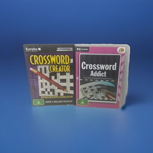 Crossword Addict - PC Windows Game + Crossword Creator PC games - Free Post - 第 1/4 張圖片