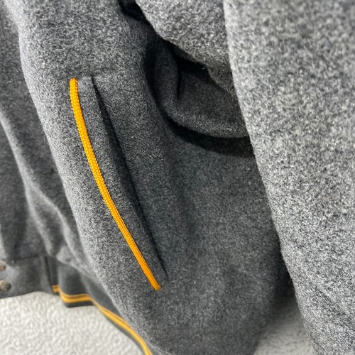 Chaqueta Avirex Para Hombres 5XL Gris Reversible Bombardero Años 90 Y2K HipHop Rap Ropa de Calle Abrigo - Imagen 8 de 14