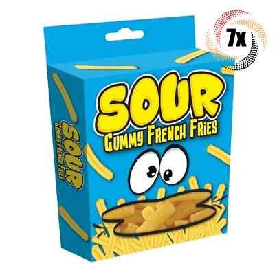 7x Packs Sour Gummy French Fries Tangy Sweet & Sour Candy | 1.91oz