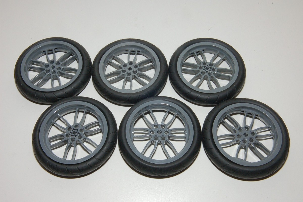 Lot of 6 Lego Large Motorcycle Wheel from Bionicle 7158 | eBay