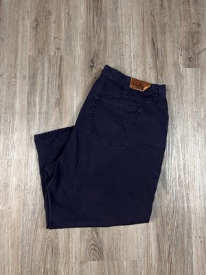 90s Lauren Jeans Co. Ralph Lauren Navy Wide Leg Capri Jeans Size 15W