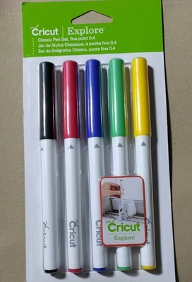 Cricut Classic 5-teiliges Stiftset - feine Spitze - (0,4 mm) - 2002946 - Maker & Explore