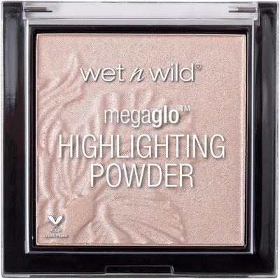 Megaglo Highlighting Powder, Highlighter Makeup, Shimmer Glow, Pink Rose Gold Bl - image 1 of 4