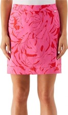 Rafaella Women's Pink Carmine Rose Pull-On Activewear Skort NWT Size Large