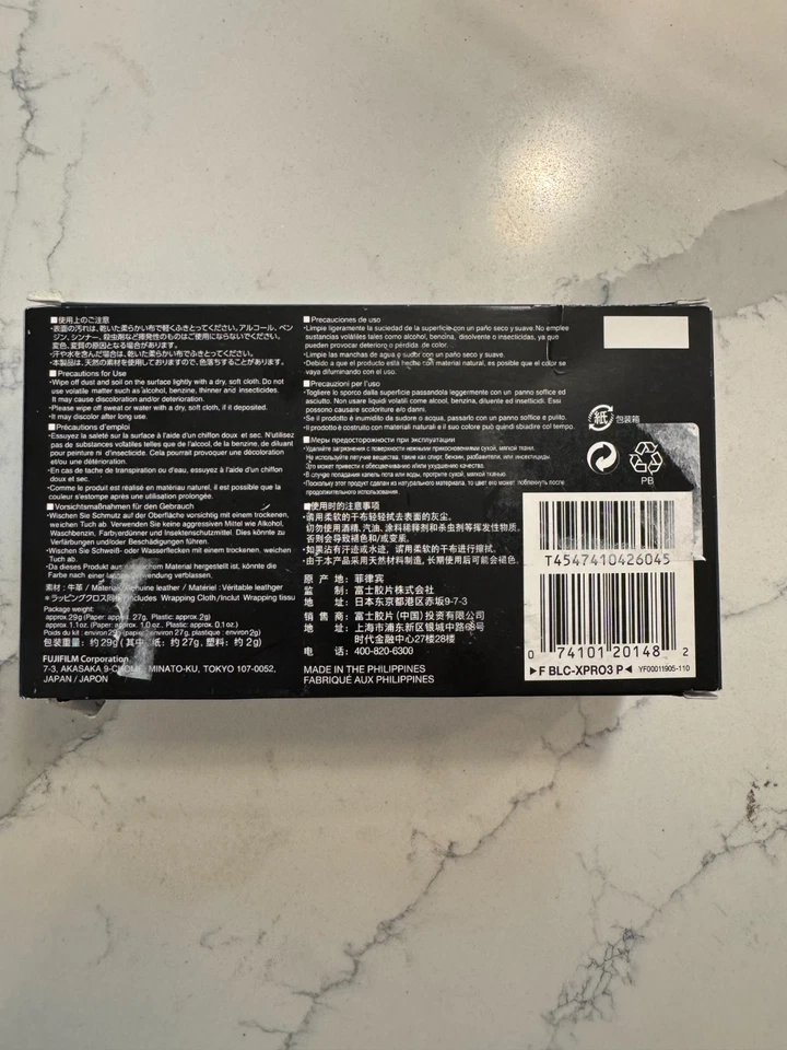 Funda de cuero inferior genuina FUJIFILM BLC-XPRO3 para X-Pro3 *NUEVA* Foto 3 de 4