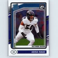2024 Panini Donruss Optic - Rated Rookie Adisa Isaac #202 - Baltimore Ravens