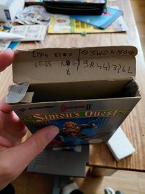 Castlevania: Simon&rsquo;s Quest NES sans notice, boite abim&eacute;e
