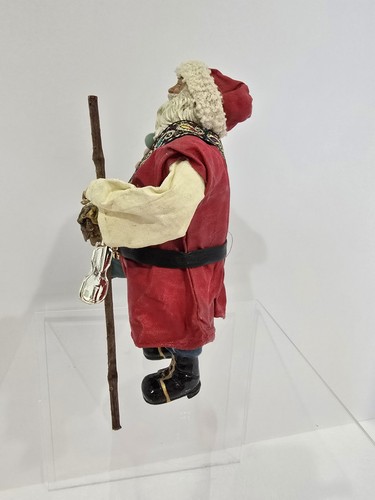 Statuina Babbo Natale Kurt Adler Fabriche vintage scatola originale possibili sogni abbigliamento - Foto 7 di 14