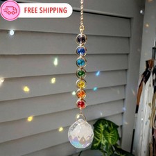 Crystal Suncatcher Prisms Sun Catcher Rainbow Maker Home/Window Hanging Decor