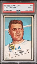 1952 BOWMAN LARGE #99 JOE STYDAHAR PSA 4